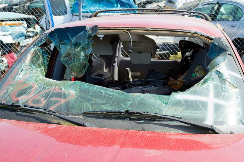 this image shows windshield repair in irvine, california